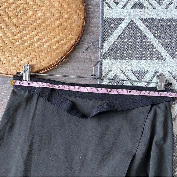 Brunello cucinelli wool blend wrap front maxi skirt in gray women’s 6 - Picture 3 of 7
